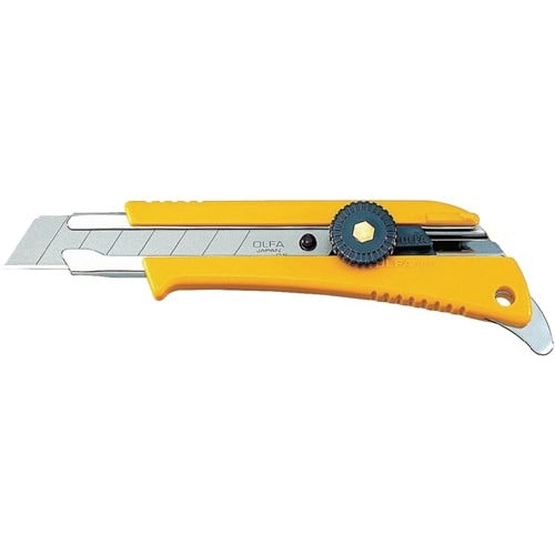 OLFA Cuttermesser Klingen-B.18mm L.155mm m.Feststellrädchen OLFA