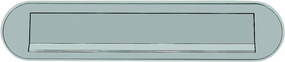 HOPPE® Briefeinwurf 454, mit Feder, Aluminium