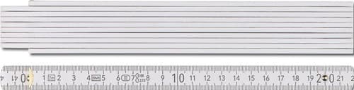 BMI Gliedermaßstab 9072 L.2m B.16mm mm/cm EG III Buche weiß BMI