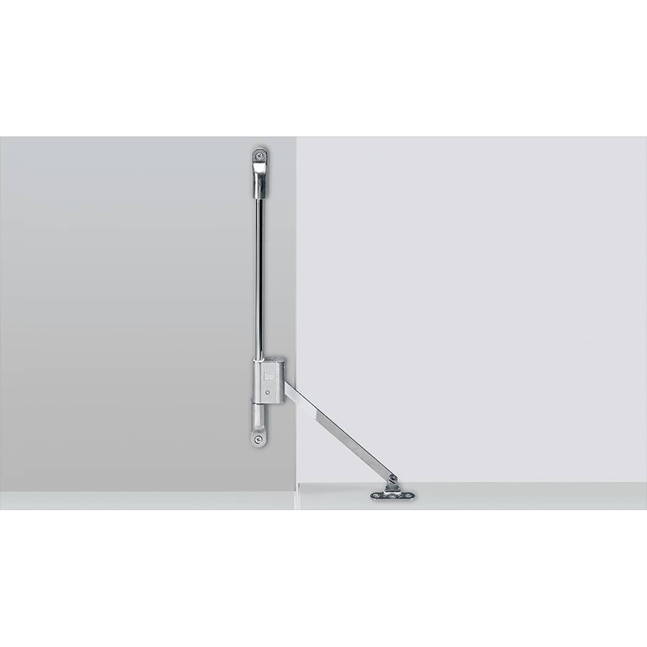 HETTICH Klappenhalter Klassik D mit Lager LS 3280 D / 365, links, vernickelt, 20865