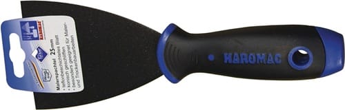 HAROMAC Malerspachtel B.25mm antihaftbeschichtet 2-Komponenten-Heft rostfr.VA HAROMAC