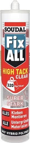 SOUDAL 1K-Hybrid-Polymer Fix All HT transp.305g Kartusche SOUDAL