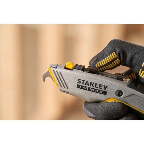 STANLEY Universalmesser FATMAX® PRO 2-IN-1 Gesamt-L.180mm einziehbar SB-verpackt STANLEY