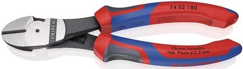 KNIPEX Kraftseitenschneider L.180mm pol.Form 0 Comfort-Griff KNIPEX