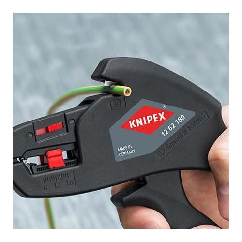 KNIPEX Automatikabisolierzange L.180mm 0,2-6 (AWG 24-10) mm² KNIPEX
