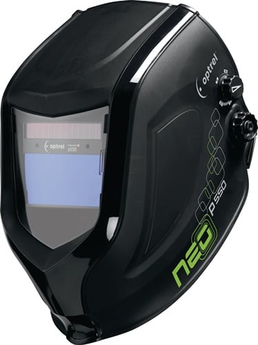OPTREL Schweißerschutzhelm neo p550 unlackiert 90x110mm EN 379 DIN 4/9-13 Krt.OPTREL