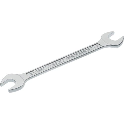 HAZET Doppelmaulschlüssel 450N 16x17mm L.205,7mm verchr.HAZET