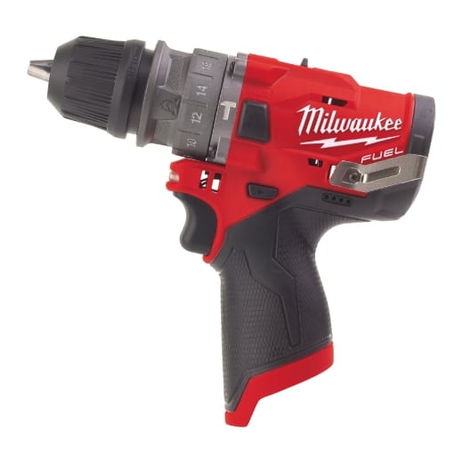 MILWAUKEE FUEL™ Akku-Kompakt-Schlagbohrschrauber mit Schnellwechselbohrfutter M12FPDX-0