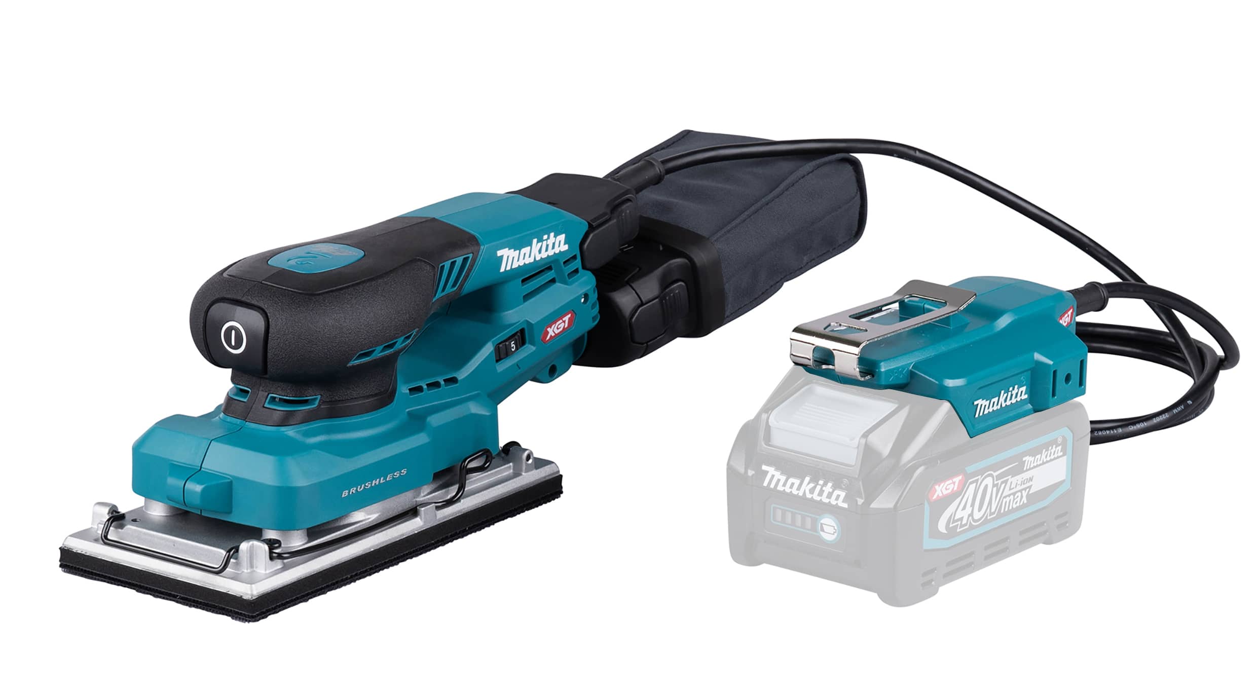MAKITA Akku-Schwingschleifer 40V BO007CGZ ohne Akku und Ladegerät