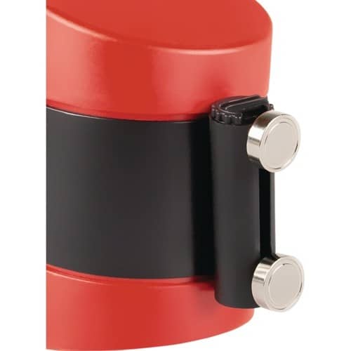 EICHNER Gurtkassette rot f.Gurt-L.4,6m rot/weiß beids.magn.