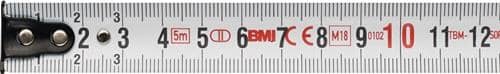 BMI Taschenrollbandmaß chrom L.8m B.25mm mm/mm EG II Ku.Automatic BMI