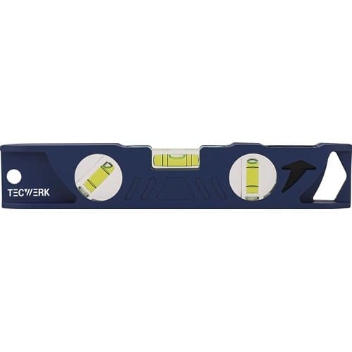 TECWERK Wasserwaage Torpedo 25cm ± 1,0 mm/m TECWERK