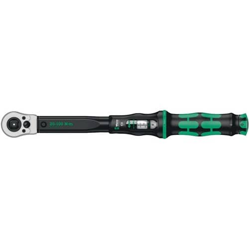 WERA Drehmomentschlüssel Click-Torque C 2 Push 1/2 Zoll 20-100 Nm WERA