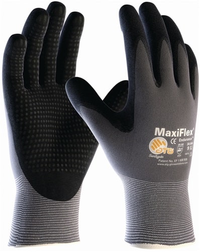 ATG Handschuhe MaxiFlex® Endurance™ 34-844 Gr.11 grau/schwarz Nyl.m.Nitrilschaum