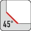 TECWERK Schaftfräser DIN 844 Typ NR D.25mm Einsatz-L.63mm HSS-Co5 TiCN Weldon TW