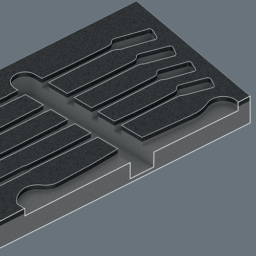 Werkzeugmodul 9731 19-tlg.WERA