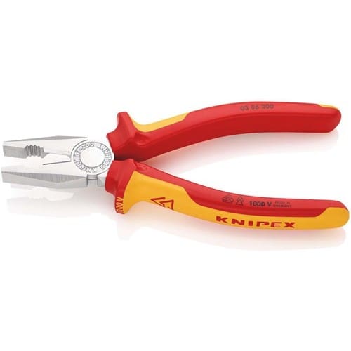 KNIPEX Kombizange L.200mm Mehrkomp.-Hüllen verchr.VDE KNIPEX