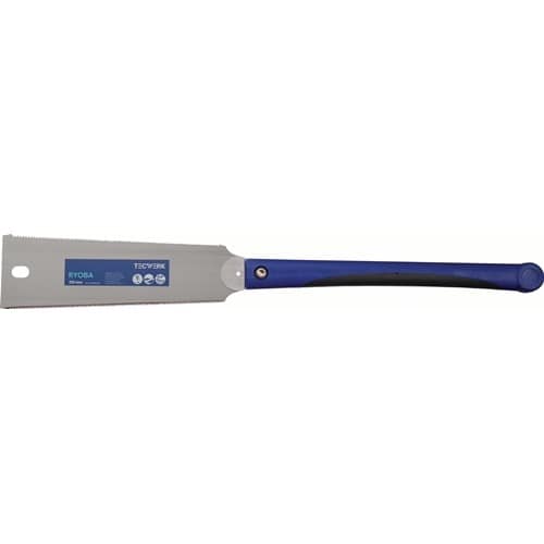 TECWERK Japansäge/Feinzugsäge Ryoba Blatt-L.250mm Gesamt-L.600mm 2K-Komfortgriff TECWERK