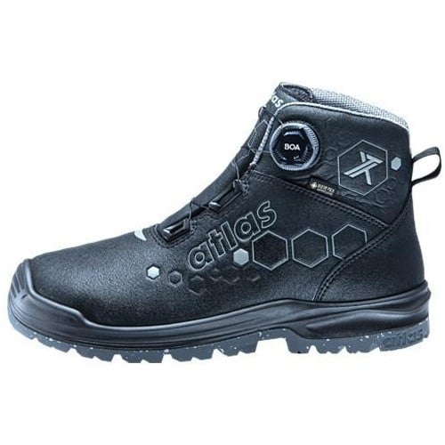 ATLAS Sicherheitsstiefel XT 550 BOA GTX Gr.49 W.10 black/anthrazit S3 SRC EN20345