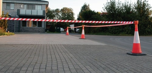 ALLROUNDLINE Leitkegelaufsatz ALCT Gurtband 9m orange ALLROUNDLINE