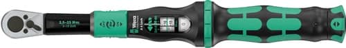 WERA Drehmomentschlüssel Click-Torque Lock A 6 1/4 Zoll 2,5-25 Nm WERA