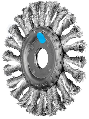 PFERD TOOLS Rundbürste RBG 12512/22,2 CT INOX 0,35 D.125mm Drahtstärke 0,35mm VA 12mm
