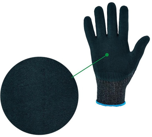 OPTIFLEX Schnitthandschuh Comfort Cut Gr.8 schwarz meliert/schwarz EN 388 PSA II 12 PA