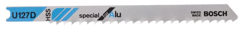 BOSCH Stichsägeblatt U 127 D Special for Alu, 3er-Pack