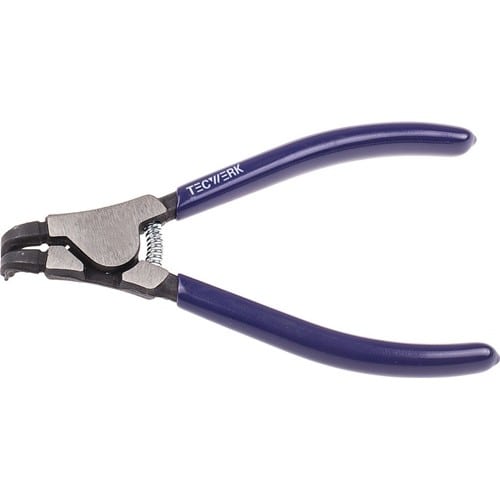 TECWERK Sicherungsringzange A 21 f.Wellen D.19-60mm pol.TECWERK
