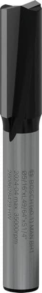 BOSCH Nutfräser 1/4", D1 8 mm, L 19,5 mm, G 51 mm