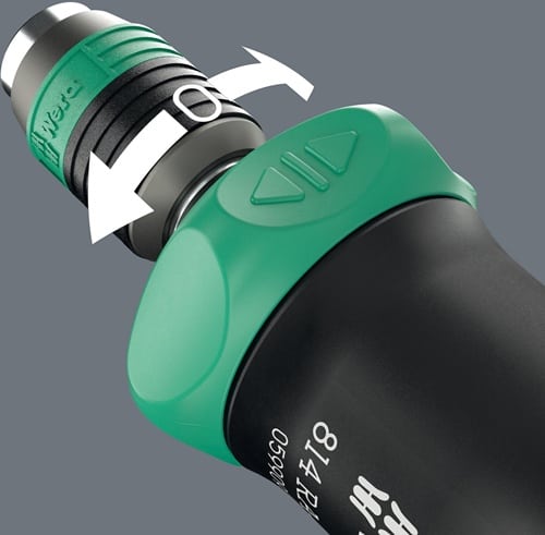 WERA Magazinbithalter Kraftform Kompakt Pistol RA-R 1 7-tlg.BZT PH/PZ/TORX® WERA
