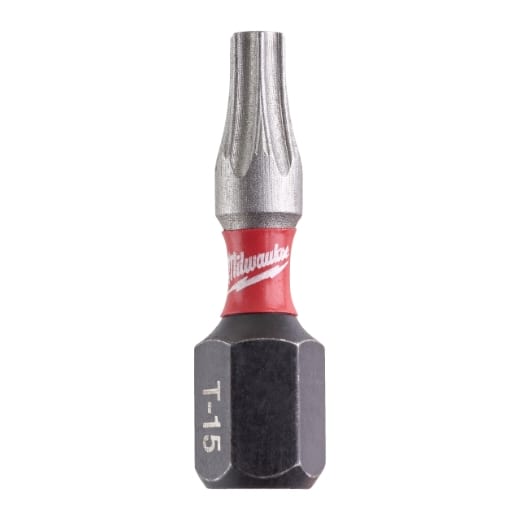 MILWAUKEE TX15 / 25 mm Schrauberbit SHOCKWAVE (25er Pack)
