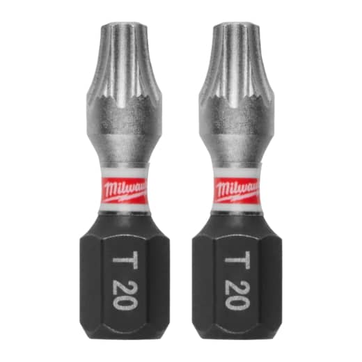 MILWAUKEE TX20 / 25 mm Schrauberbit SHOCKWAVE (25er Pack)