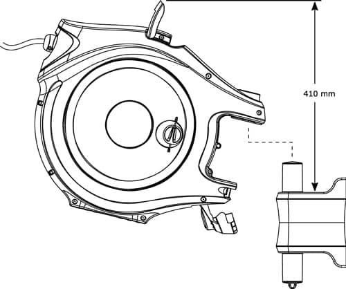 HOZELOCK Wandschlauchhalter Auto Reel 30 Flowmax B.65,5cm HOZELOCK