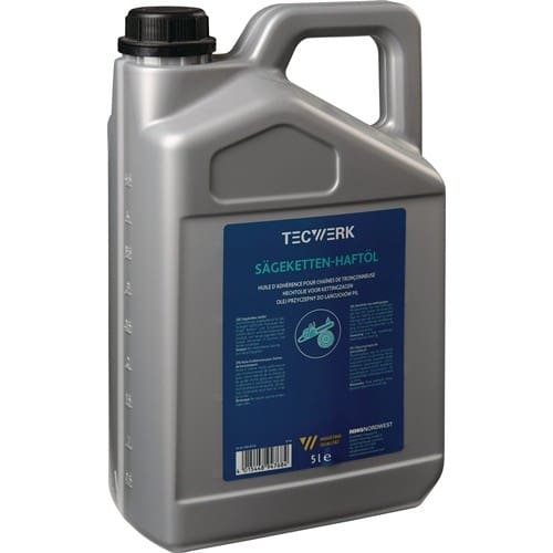 TECWERK Sägekettenhaftöl 75-95 mm²/s (bei 40GradC) 5l Kanister TECWERK