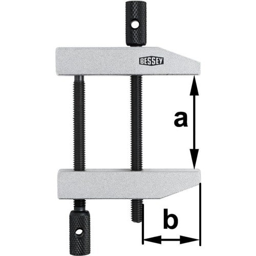 BESSEY Parallelschraubzwinge PA Spann-W.87mm A.50mm BESSEY