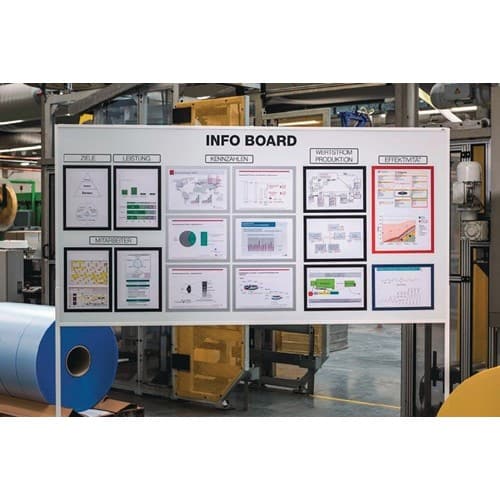 DURABLE Magnetrahmen DIN A3 rot magnethaftend 5St./Btl.DURABLE