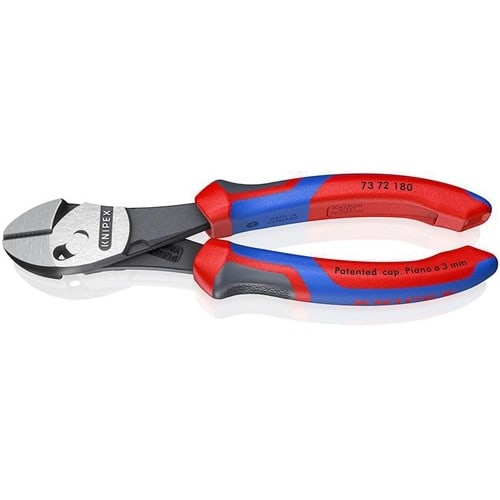 KNIPEX Hochleistungsseitenschneider TwinForce® L.180mm pol.Comfort-Griff KNIPEX