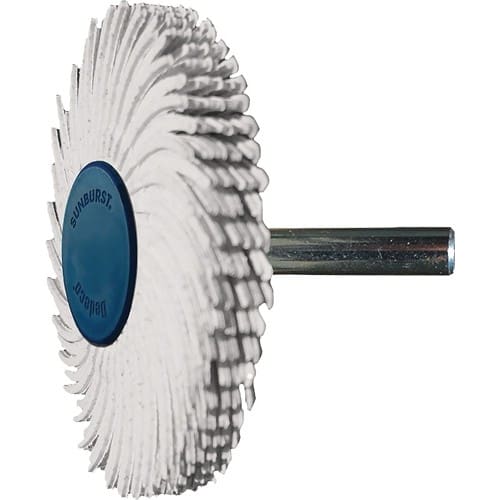TYROLIT Radialbürstenscheibe Sunburst D.51mm K.120 Weiß 10000min-¹ TYROLIT