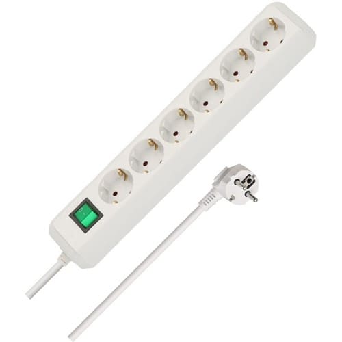 BRENNENSTUHL Steckdosenleiste Eco Line 16 A 250 V Steckd.6 1,5m H05VV-F 3x1,5mm² BRENNENSTUHL