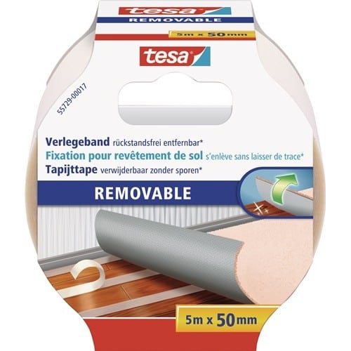 TESA Doppelseitiges Verlegeband 55729 L.5m B.50mm Rl.TESA
