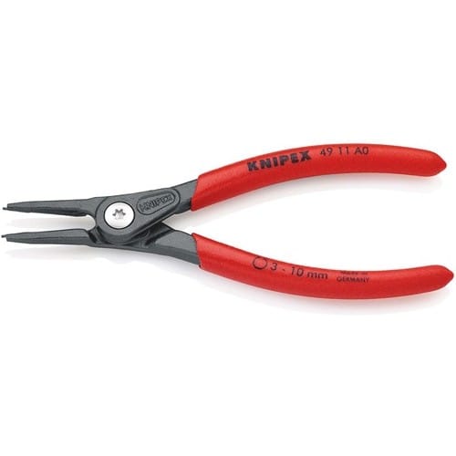 KNIPEX Präzisionssicherungsringzange A 0 f.Wellen D.3-10mm L.140mm KNIPEX