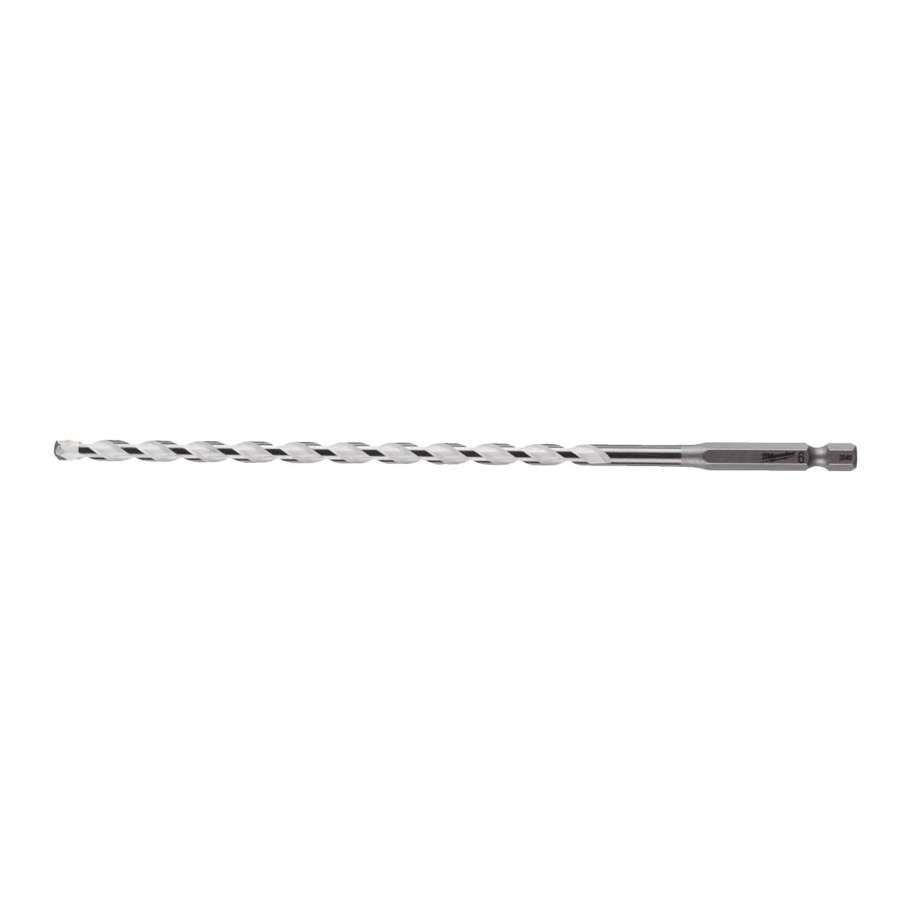 MILWAUKEE 6 x 200 mm SHOCKWAVE Multimaterial Bohrer 1/4" Hex