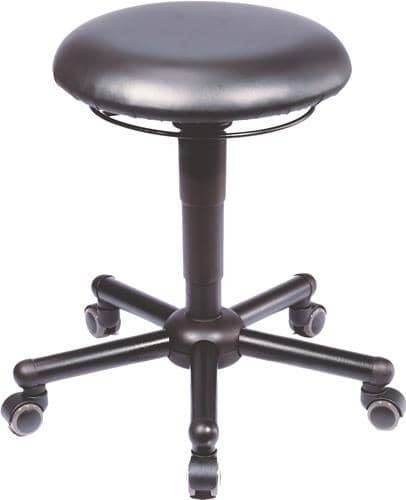 MEY Drehhocker A19 m.Rl.Kunstleder schwarz Sitz-H.465-595mm Hocker MEY