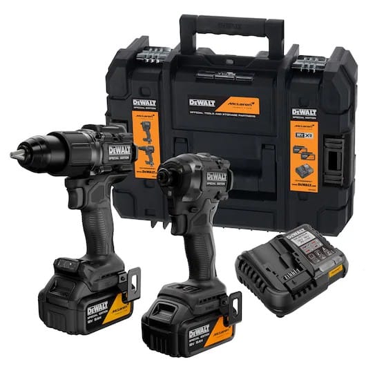 DEWALT® x McLaren F1 Team 18V XR® Brushless Twin Kit – 2 x 5Ah
