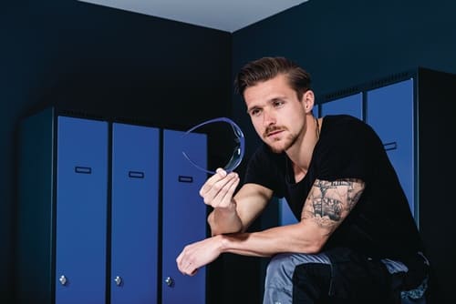 TECWERK Schutzbrille Daylight Flex EN 166,EN 170 Bügel grau/blau,Scheibe klar PC TECWERK