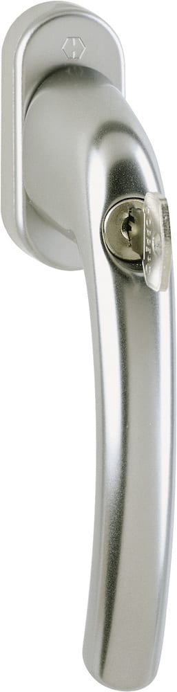 HOPPE® Fenstergriff absperrbar Tôkyô 0710S/U26, ohne Schrauben, N10, Aluminium, 8156499