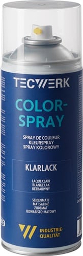 TECWERK Colorspray klarlack seidenmatt 400ml Spraydose TECWERK