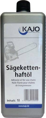 KAJO Sägekettenhaftöl 75-95 mm²/s (bei 40GradC) 1l Flasche KAJO