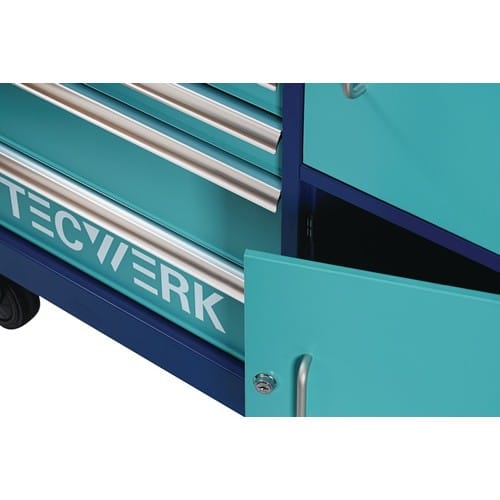 TECWERK Rollwerkbank PLUS 2.0 T Außen-B1090xT500xH1055mm Schubl.7 30kg 500kg TECWERK